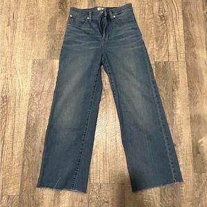 Jcrew Slim Wide Leg Jeans
